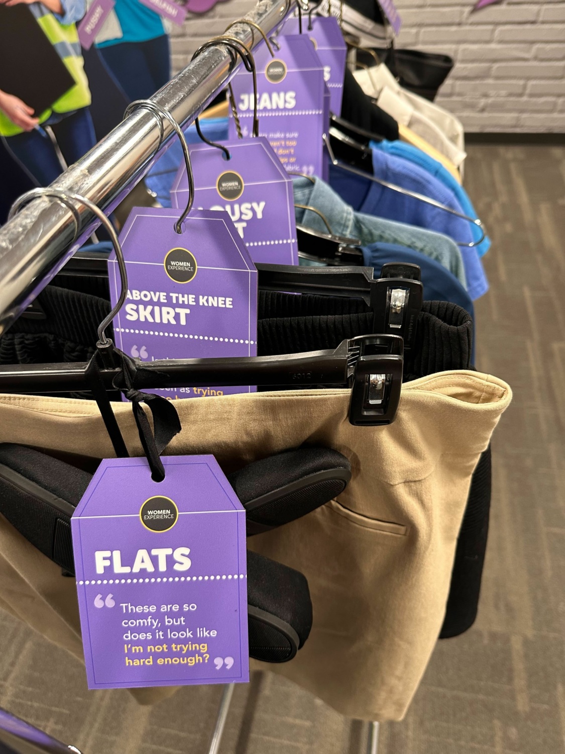 Skirts with tags